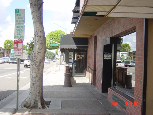 Formerly a public sidewalk