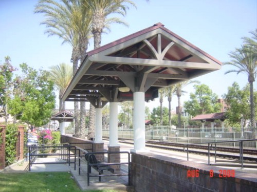 Fullerton platform "alcove" designed by our City Council...