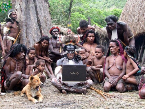 Barney Wewak Papuan Headman Barney Wewak shares FFFF with tribe