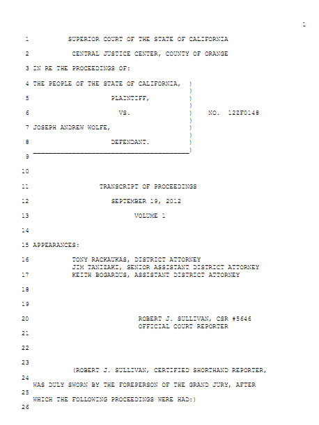 Grand Jury Transcripts Joe Wolfe’s Indictment – Friends For Fullerton's Future