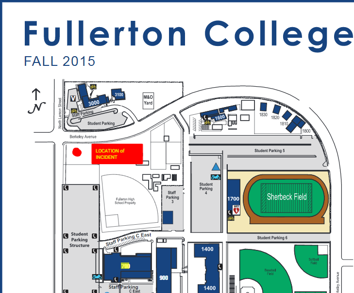 Fullerton College Campus Map Fc-Map - Friends For Fullerton's Future