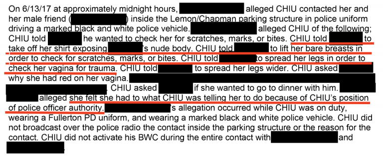 Chiu Sexual Assault