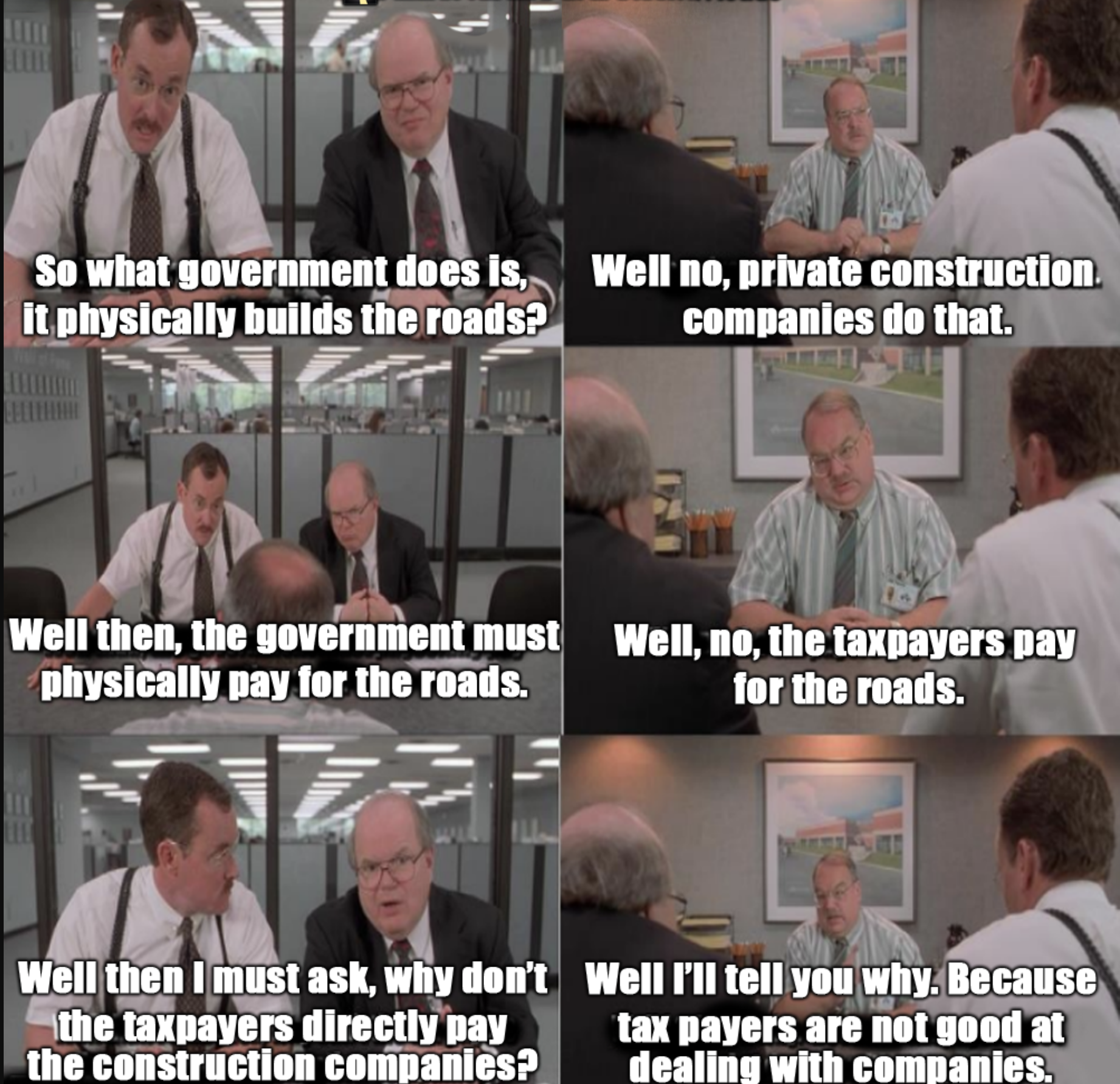 Office Space Roads Meme - Friends For Fullerton's Future